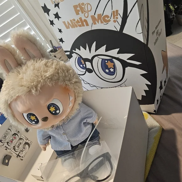 POP MART THE MONSTERS FLIP WITH ME Vinyl Plush Doll NEW (USA SELLER) Out Of Box - Picture 5 of 12